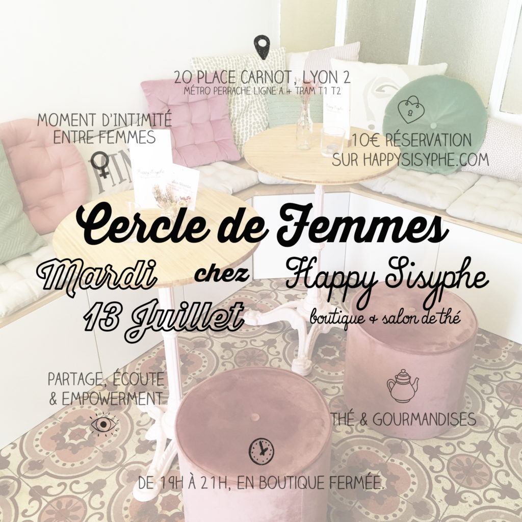 cercle de femmes féminin sacré sorcière féminisme lyon happy sisyphe nanas girl power empowerment empuissancement