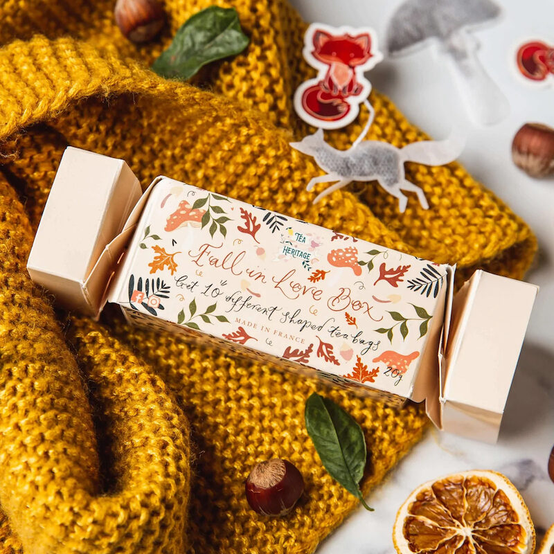 happy sisyphe boutique lyon salon de thé café pumpkin chai chaï vert jasmin praline tea heritage sorcière sachet made in france lyonnaise marque mignon
