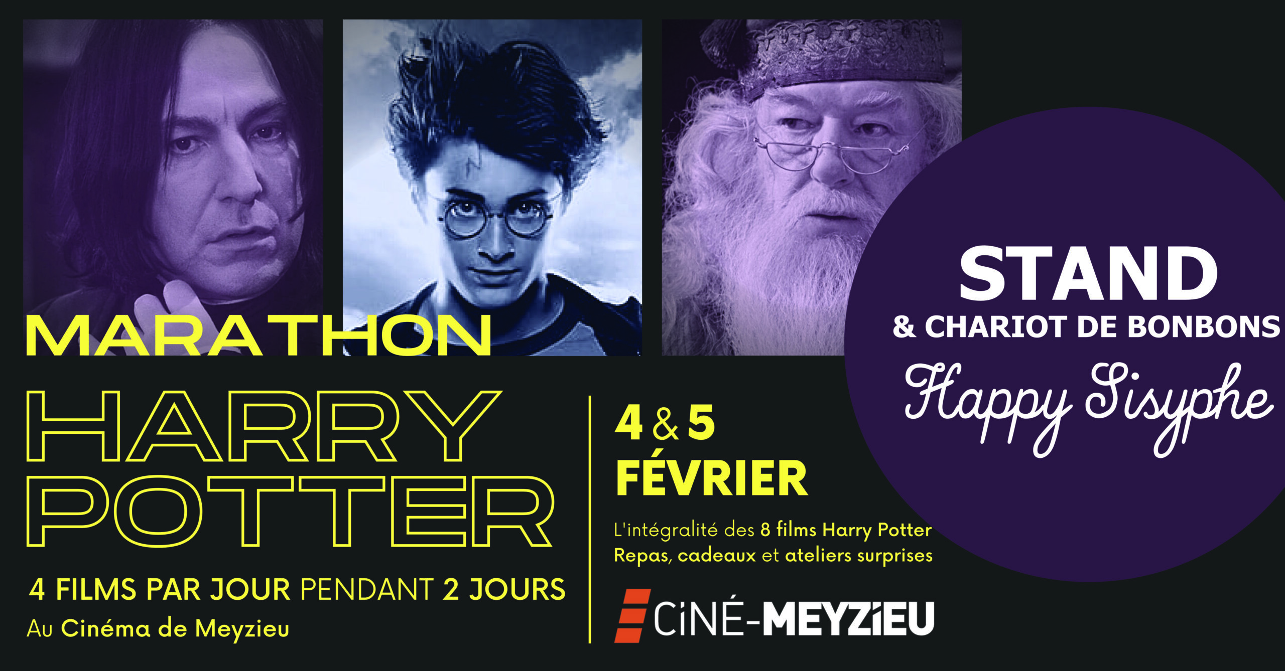 happy sisyphe lyon harry potter potterhead marathon film évènement repas diner bonbons chocogrenouille dragee surprise bertie crochue botts