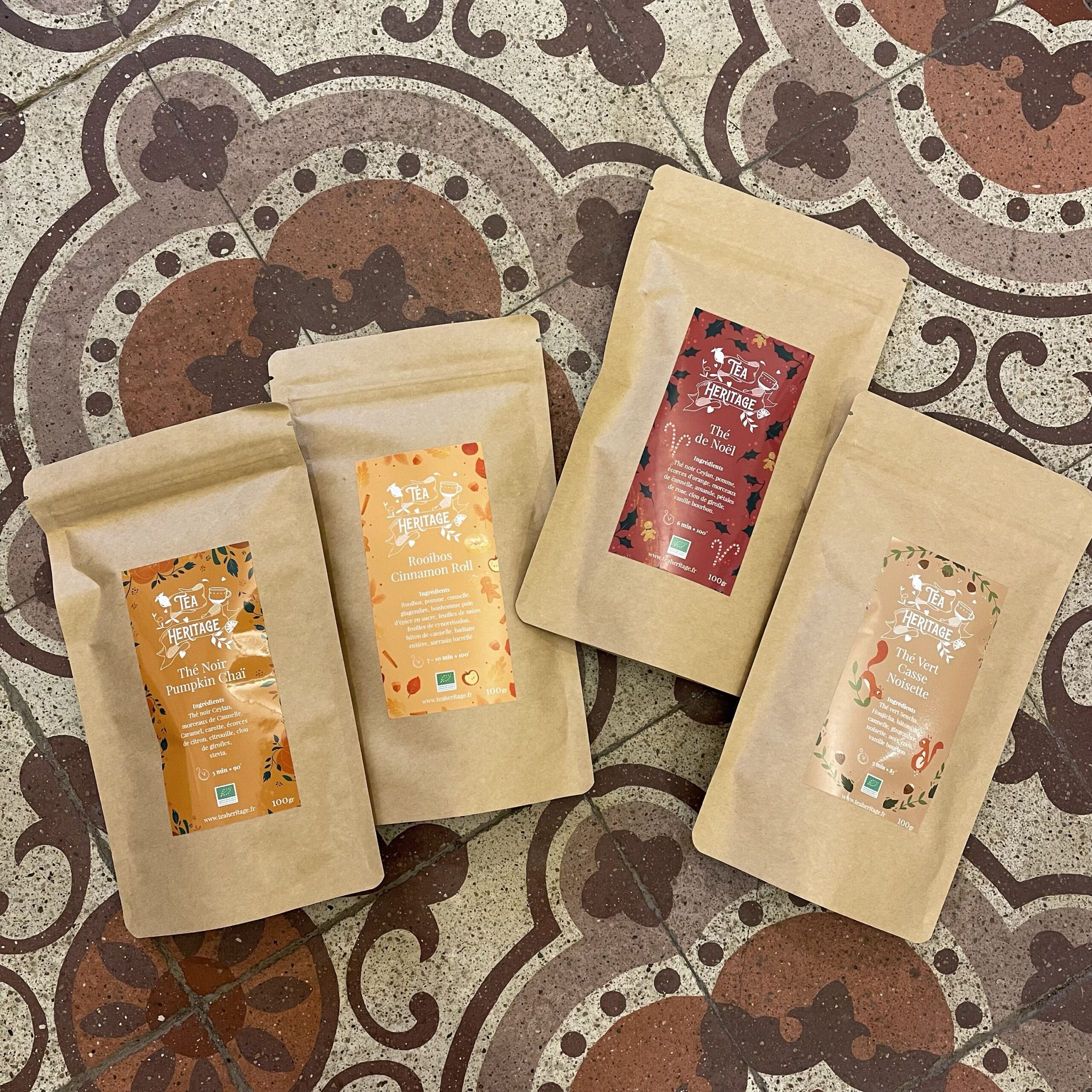 Sachet de 100g de thé TEA HERITAGE